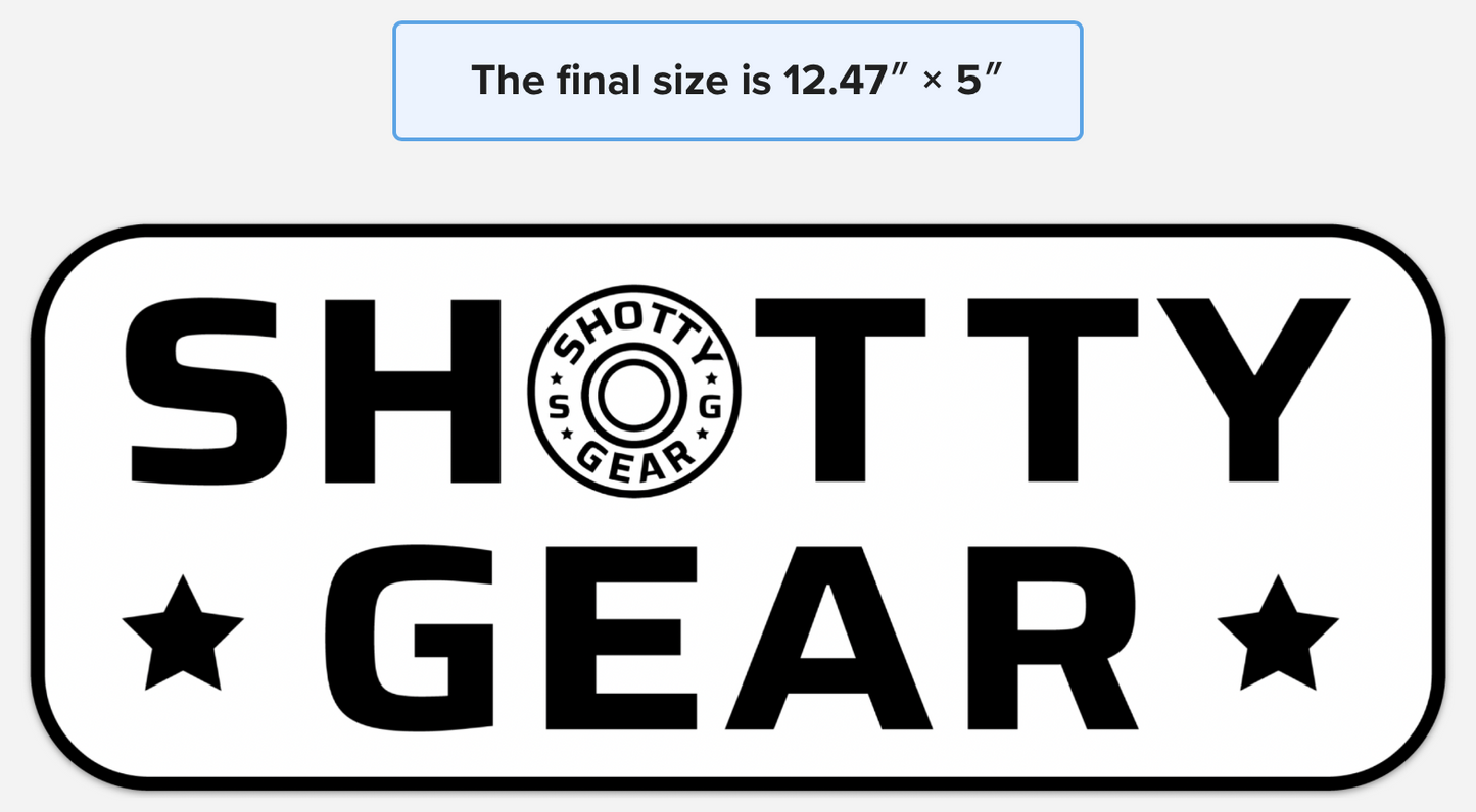 Shotty Gear Stickers