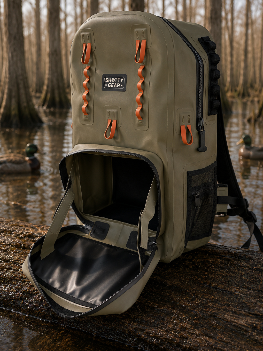 Marsh Locker Zippered Waterproof Backpack