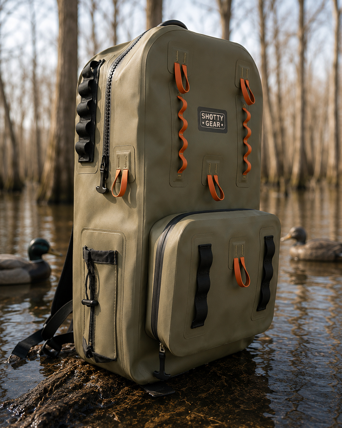 Marsh Locker Zippered Waterproof Backpack