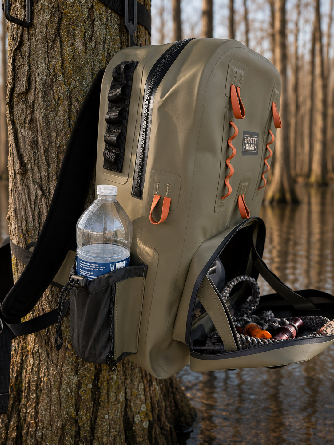 Marsh Locker Zippered Waterproof Backpack